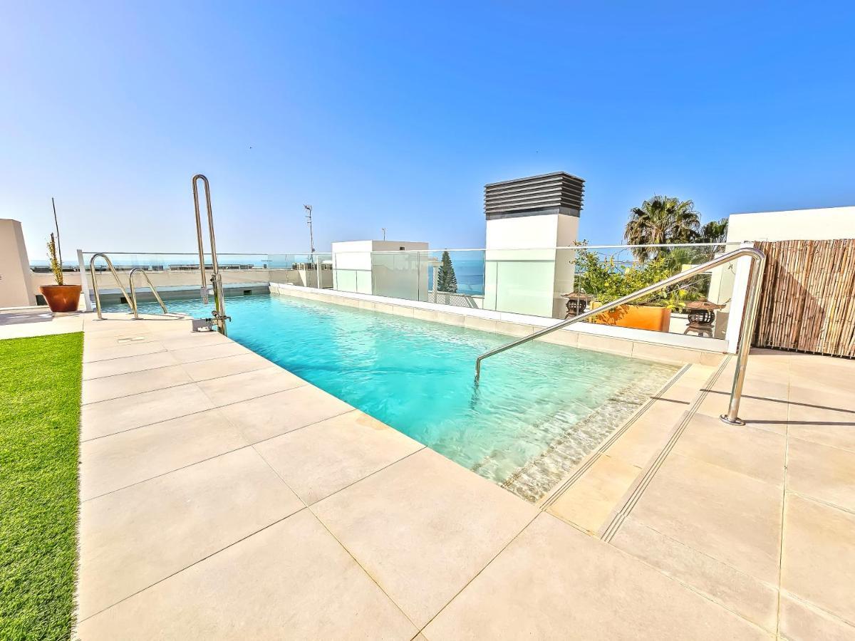 Oceanfront Duplex With A Rooftop Pool And Terrace El Puerto de Santa María Exteriér fotografie