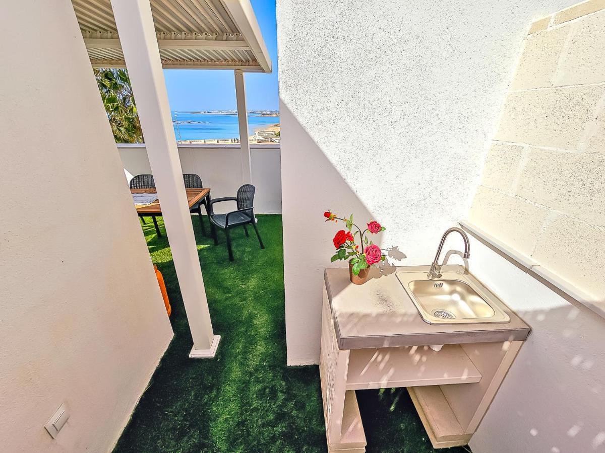 Oceanfront Duplex With A Rooftop Pool And Terrace El Puerto de Santa María Exteriér fotografie